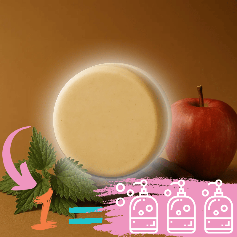 “Maluma” | Solid Shampoo with Sal Butter & Rosemary. Gentle & Moisturizing – 60g