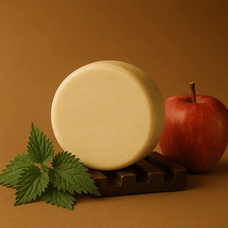 “Maluma” | Solid Shampoo with Sal Butter & Rosemary. Gentle & Moisturizing – 60g